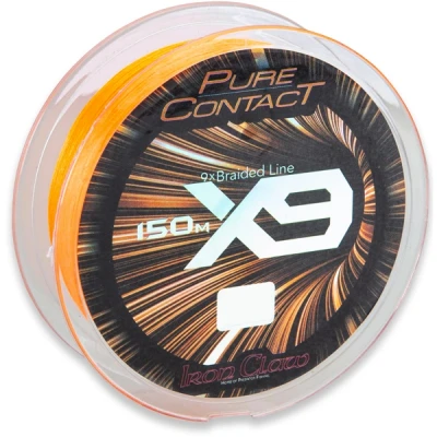 Afbeelding van Iron Claw X9 Braid Orange 0.16mm (150m) Gevlochten lijn
