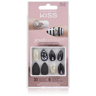 Afbeelding van Kiss Plaknagels Jewel Fantasy Nails Kunstnagels Zelfklevende Nepnagels Your Grace
