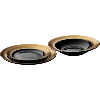 Afbeelding van Berghoff 3 delige Bordenset Zwart Vaatwasser bestendig Elegant design