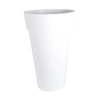 Afbeelding van Bloempot EDA 13637 BL SX2 Wit Cirkelvormig Rond Ø 48 x 80 cm