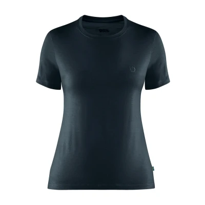 Afbeelding van Abisko Wool Shirt Dames Dark Navy 200 L Blauw Outdoor