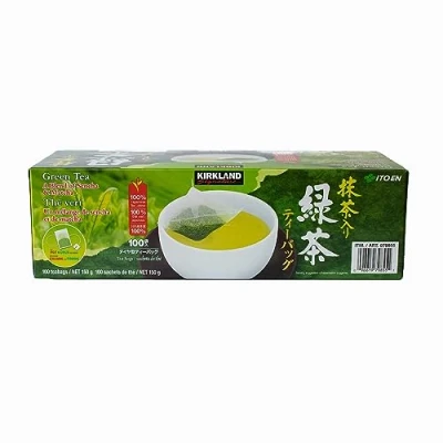 Afbeelding van Kirkland Signature Groene thee, matcha mix, 100 zakjes