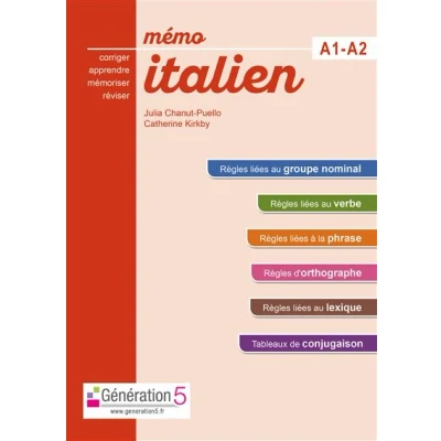 Image de Mémo italien A1 A2 (collège)
