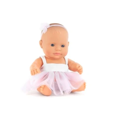 Afbeelding van MINILAND Babypop Europees Meisje 21cm.