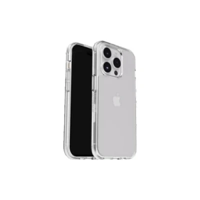Afbeelding van OtterBox Sleek Serie beschermhoes voor iPhone 15 Pro Max, schokbestendig, valbescherming, ultradun, dunne bescherming, getest volgens militaire normen, transparant, levering zonder verpakking