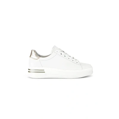 Afbeelding van Gabor 395 Sneakers Leren Sneaker Dames Wit Maat 37
