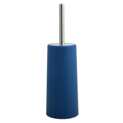Afbeelding van MSV Toiletborstel in houder/WC borstel marine blauw kunststof 35 cm