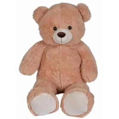 Afbeelding van Nicotoy Beer 82 cm Pluche Beige Alle leeftijden Knuffel