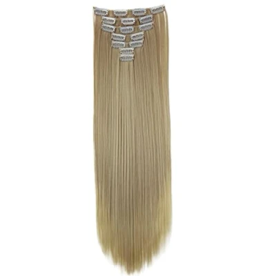 Afbeelding van PRETTYSHOP XXL haarverlenging, 60 cm, 8 stuks, glad, blonde CES25