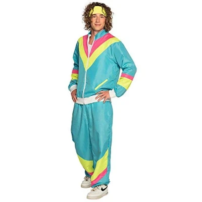 Afbeelding van Boland Retro Trainingspak Heren Polyester Blauw maat XL
