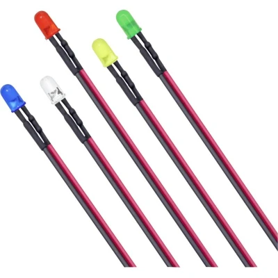 Afbeelding van TRU COMPONENTS T1810O114 LED assortiment Rood, Blauw, Groen, Geel, Lichtwarmwit Rond 5 mm 800 mcd, 2000 120 20000 mcd 25 , 30 stuk(s)