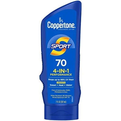 Afbeelding van Coppertone Sport Sunscreen SPF 70 Lotion, 7 ounce by