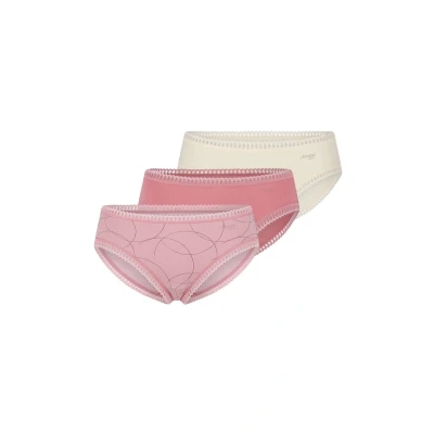 Afbeelding van Sloggi 3 pack Crush Go dames hipsters XS Roze