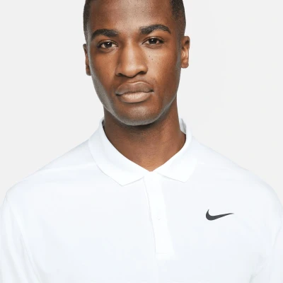 Afbeelding van Nike Golf M NK DF Vctry Solid POLO Poloshirt, Heren, Maat: Small, White