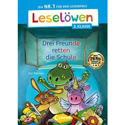 Afbeelding van Leselöwen 2. Klasse Drei Freunde retten die Schule