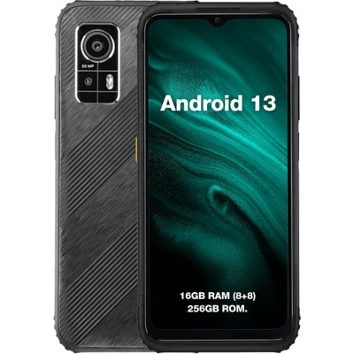 Afbeelding van AGM Mobile H6 LTE outdoor smartphone 256 GB 16.7 cm (6.56 inch) Zwart Android 13 Dual SIM