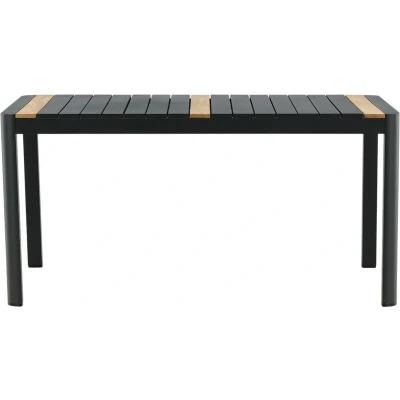 Afbeelding van Togo eettafel tuin zwart.