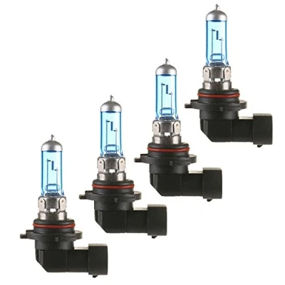 Afbeelding van Mintice 4 x autogloeilampen, 9006/HB4, 6000 K, xenon, gas, halogeen, koplampen, reservelampen, wit, 100 W