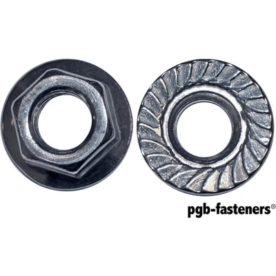 Afbeelding van PGB FASTENERS Zeskant Flensmoer Verzinkt Cr3+ Staal M 8