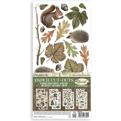 Afbeelding van Stamperia Forest Paper Cut outs (SBBCT02)
