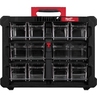 Afbeelding van MILWAUKEE 4932498323 PACKOUT hangende/staande organiser met bakjes