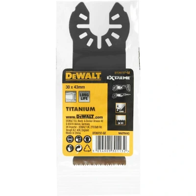 Afbeelding van DeWalt Accessoires DT20737 QZ Titanium Invalzaagblad voor metaal 44 x 31 mm