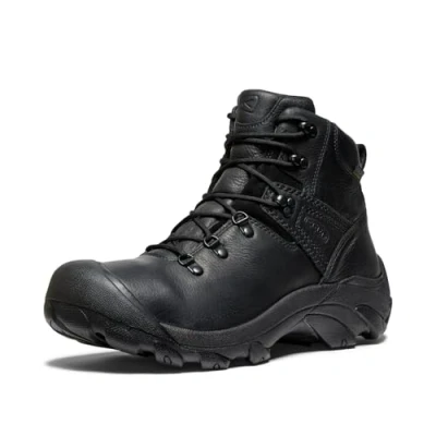 Afbeelding van Keen Pyrenees Outdoorschoenen, Heren, Maat: 44, Black/legion blue Leer