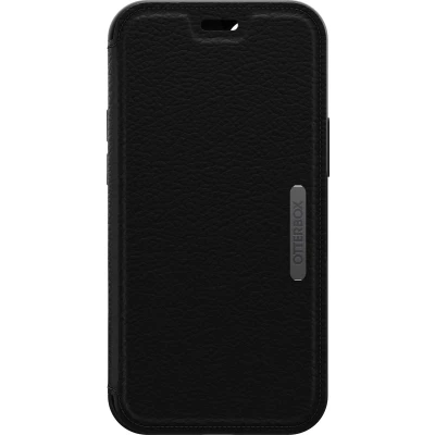 Afbeelding van Otterbox Strada Leren Book Case Zwart Apple iPhone 12 Mini
