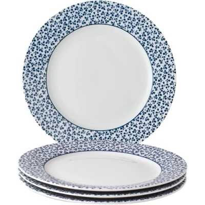 Afbeelding van Laura Ashley set van 4 Ontbijtborden 23 cm Floris