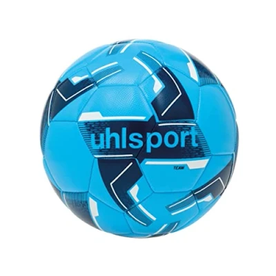 Afbeelding van Uhlsport Team (Sz. 3) Trainingsbal Ijsblauw / Marine Wit Maat: 3