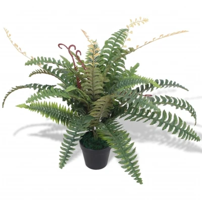 Afbeelding van Kunst varen plant met pot 60 cm groen