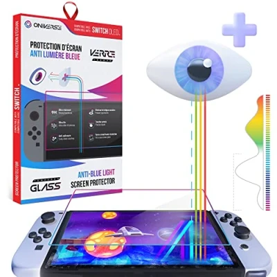 Afbeelding van ONIVERSE Anti blue light protective screen for console (SWITCH OLED)