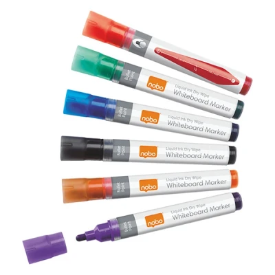 Image de Nobo Liquid Ink Markers Droog Uitwisbaar Assorti (6)