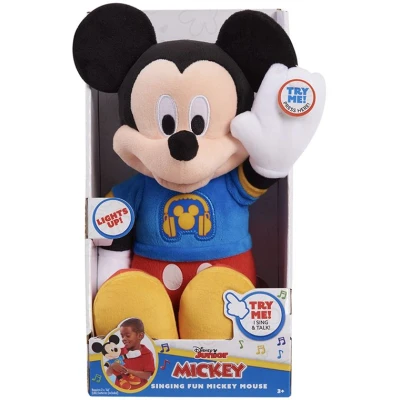 Image de Peluche interactive sonore et lumineuse Mickey 30 cm