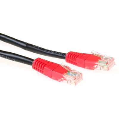 Afbeelding van ACT IB6110 CAT5E U/UTP Patchkabel Cross RJ45 Connectoren Zwart 10 meter