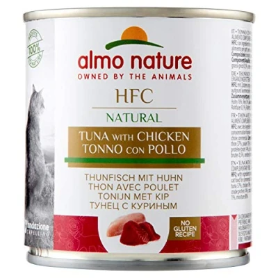 Afbeelding van 6x280g Tonijn &amp; Kip Almo Nature Classic Kattenvoer