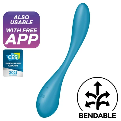 Afbeelding van Satisfyer G Spot Flex 5 Vibrator Blauw