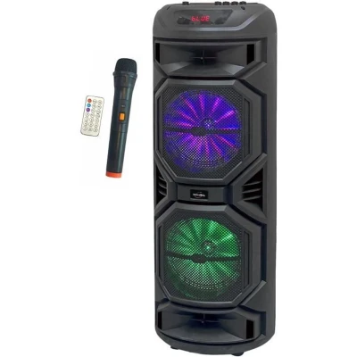 Afbeelding van Verlichte karaokeluidspreker HP59 XXL Bluetooth V5.0 80 cm 800 W Zwart