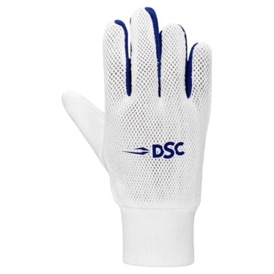 Afbeelding van DSC 1501547 Surge Cricket Wicket Keeping Binnenhandschoenen voor Jeugd Katoen Plam Handschoenen Snellere Zweet Absorptie Comfortabele Pasvorm Kit Heren en Jongens Wit