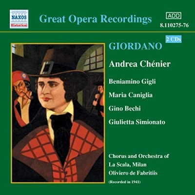 Afbeelding van Beniamino Gigli, Maria Caniglia, Giulietta Simionato Andrea Chenier (2 CD)