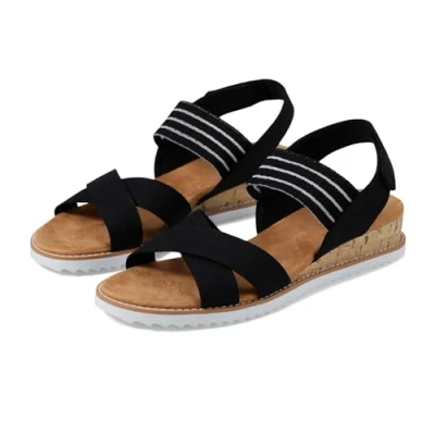 Afbeelding van skechers Zwarte sandaal Maat 39