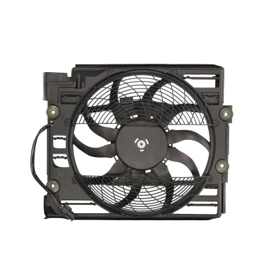 Afbeelding van TYC 803 0008 Radiator Ventilator voor voertuigen Met airco 400 390 ventilatorraamwerk besturingseenheid