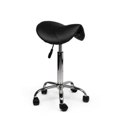 Afbeelding van Zadelkruk Office medium harde wielen zw