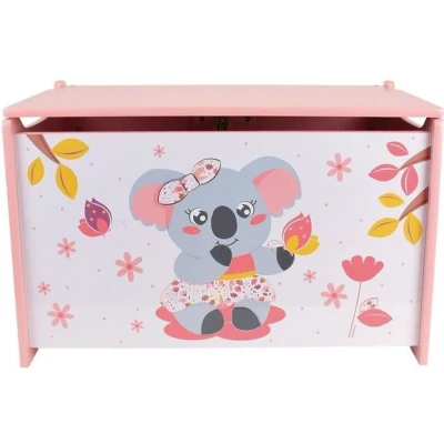 Afbeelding van Mimi Koala Speelgoedkist, Roze B58 x L36 H40 MDF