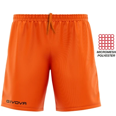Afbeelding van Short Givova Capo P018, korte broek zwart, maat S, geborduurd logo