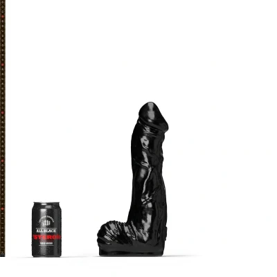 Afbeelding van All Black Steroid Dildo Bodybuilder Zwart