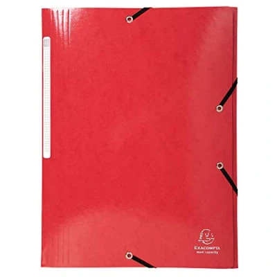 Afbeelding van 3KLEPSMAP A4 ROOD 425GR IDERAMA