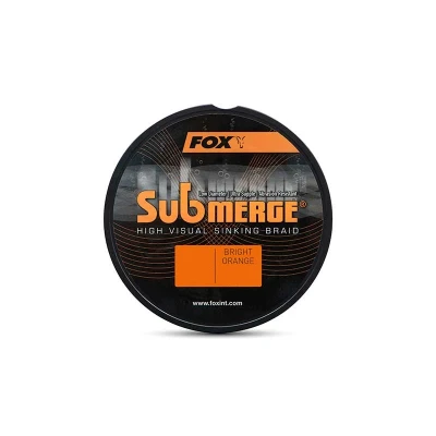 Afbeelding van Fox Submerge Orange Sinking Braid Karperlijn 0.30mm/24.9kg (600m) Gevlochten lijn