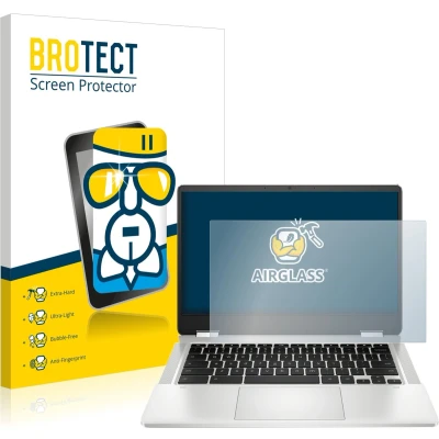 Afbeelding van BROTECT Screenprotector voor HP Chromebook x360 14a ca0219ng Folie Beschermfolie Beschermglas transparant