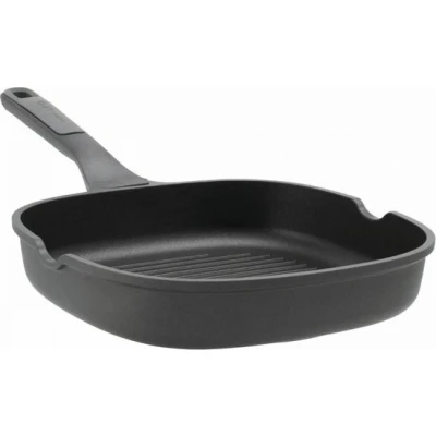 Afbeelding van LEO Grillpan antikleef Stone+ Ø 26cm Grijs PFAS vrij